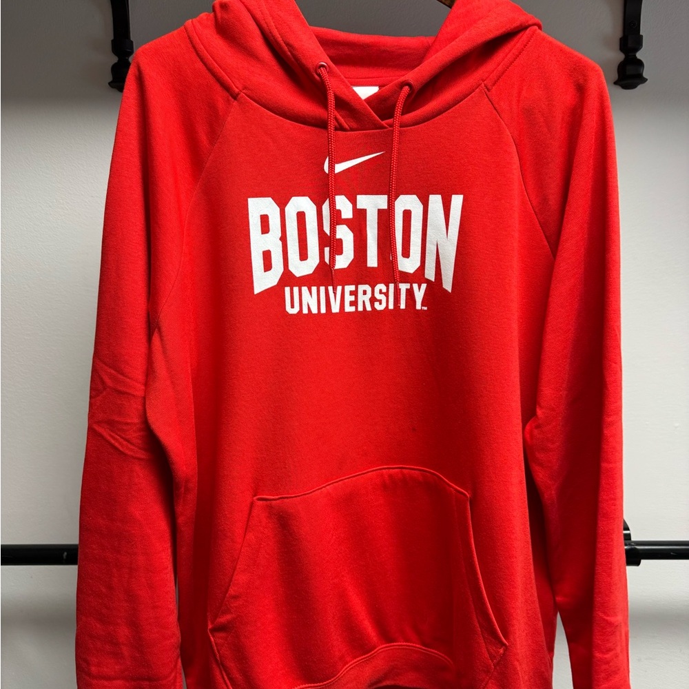 Red Nike Boston University Hoodie